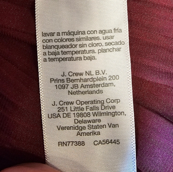 Madewell Women's Short-Sleeve Silky Slip Midi Dress in Plissé, Dark Red, XS NWOT - Picture 11 of 13